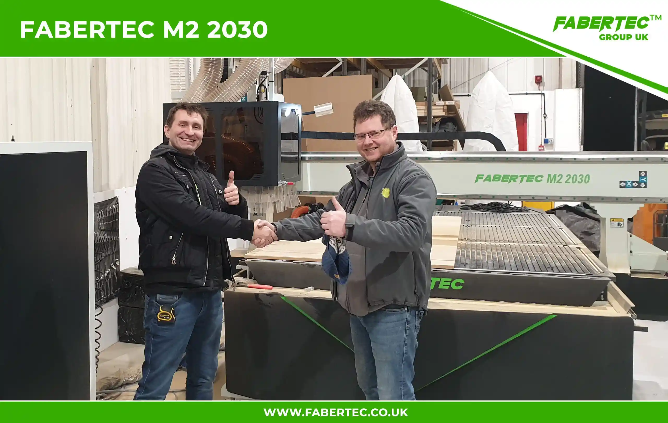 Fabertec M2 2030 CNC Centre Router Installation