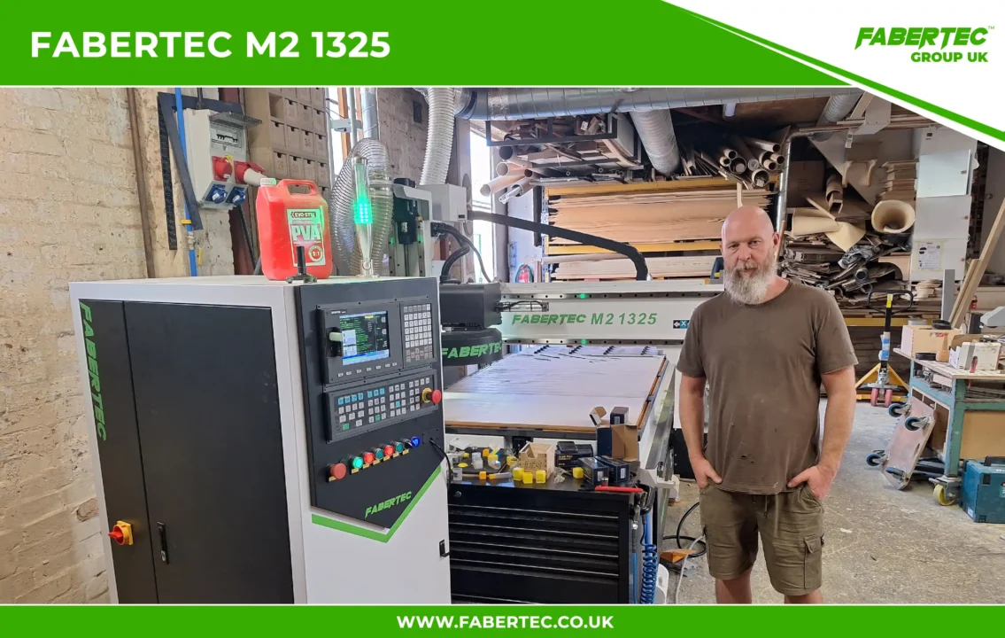 fabertec m2 1325 cnc router installation in rainham