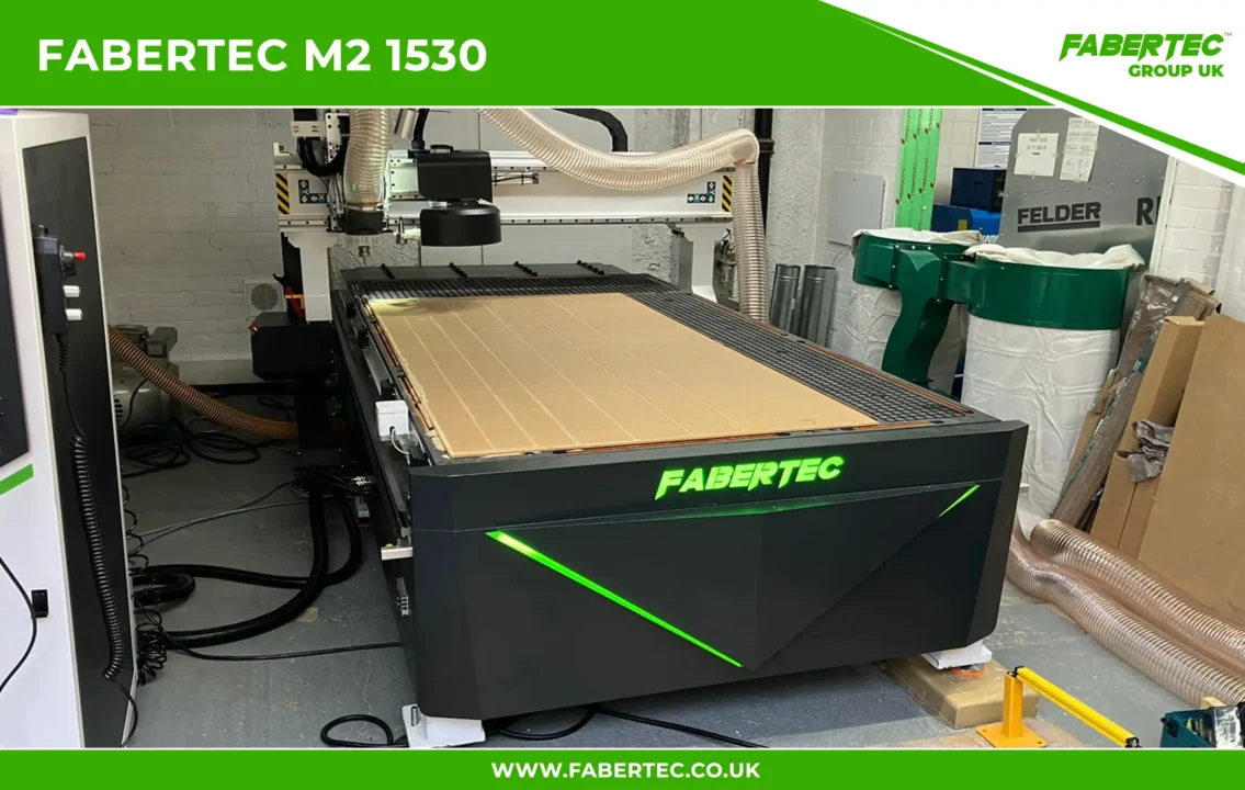 fabertec m2 1530 cnc router installation in Warwickshire