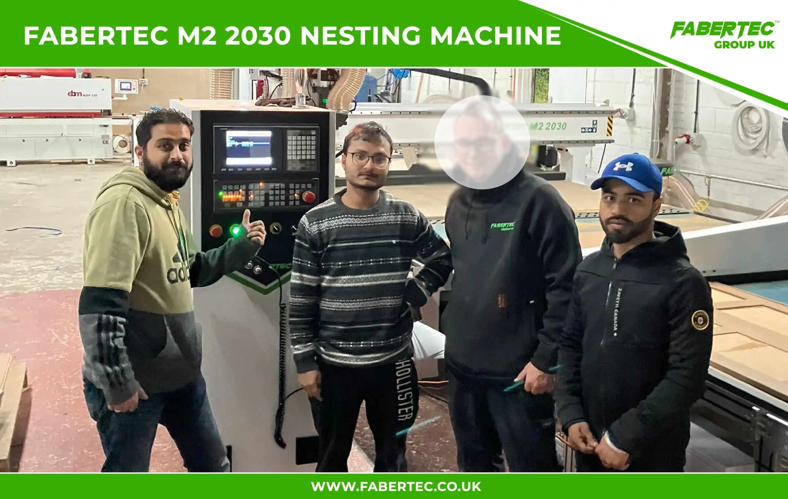 fabertec m2 2030 nest machine installation