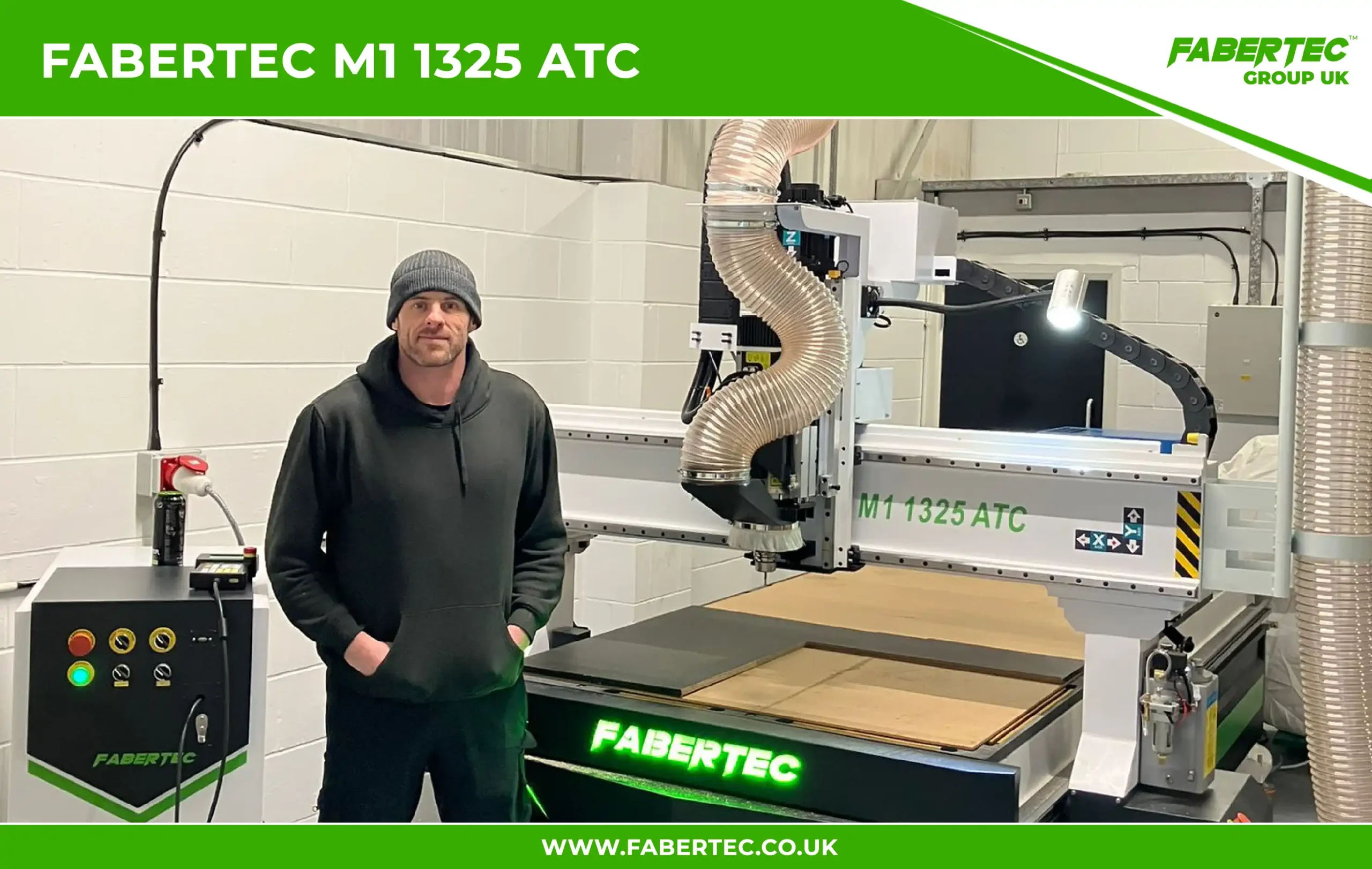 fabertec m1 2030 atc cnc router installation in YORK