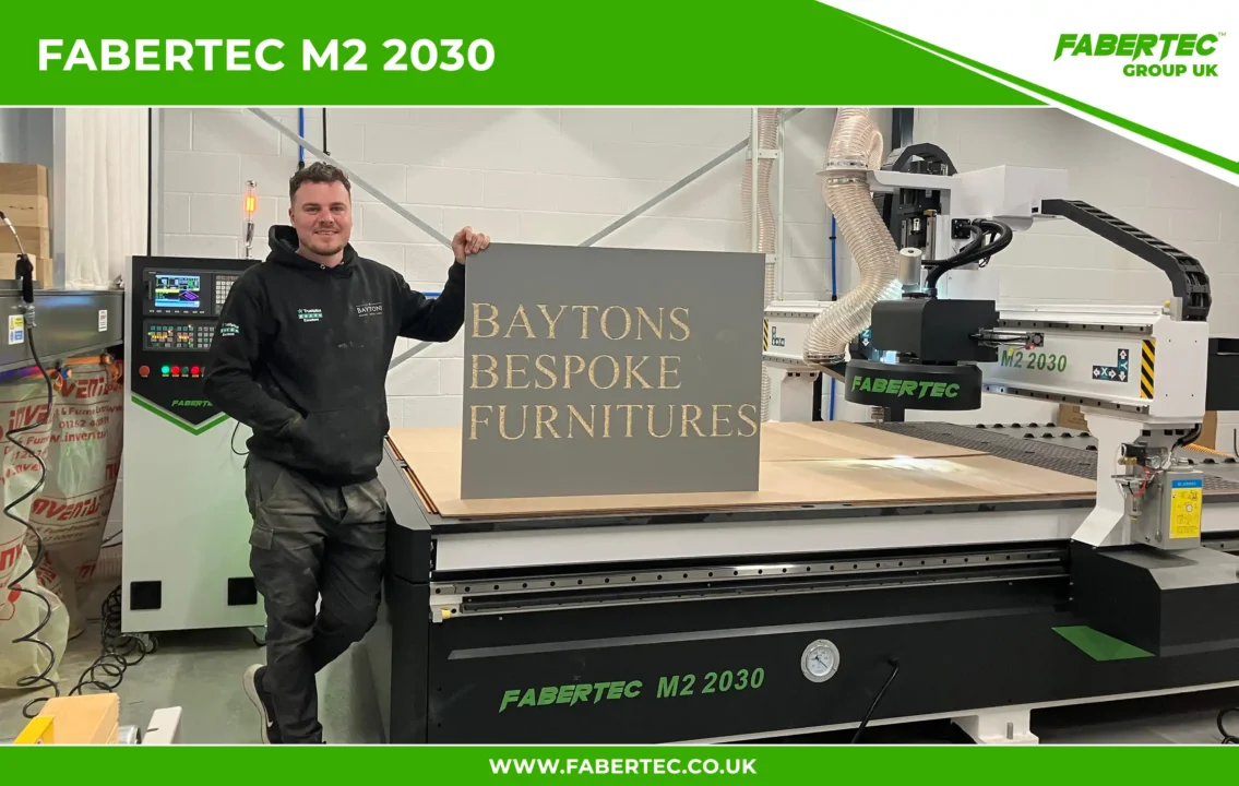 fabertec m2 2030 cnc router installation in tamworth