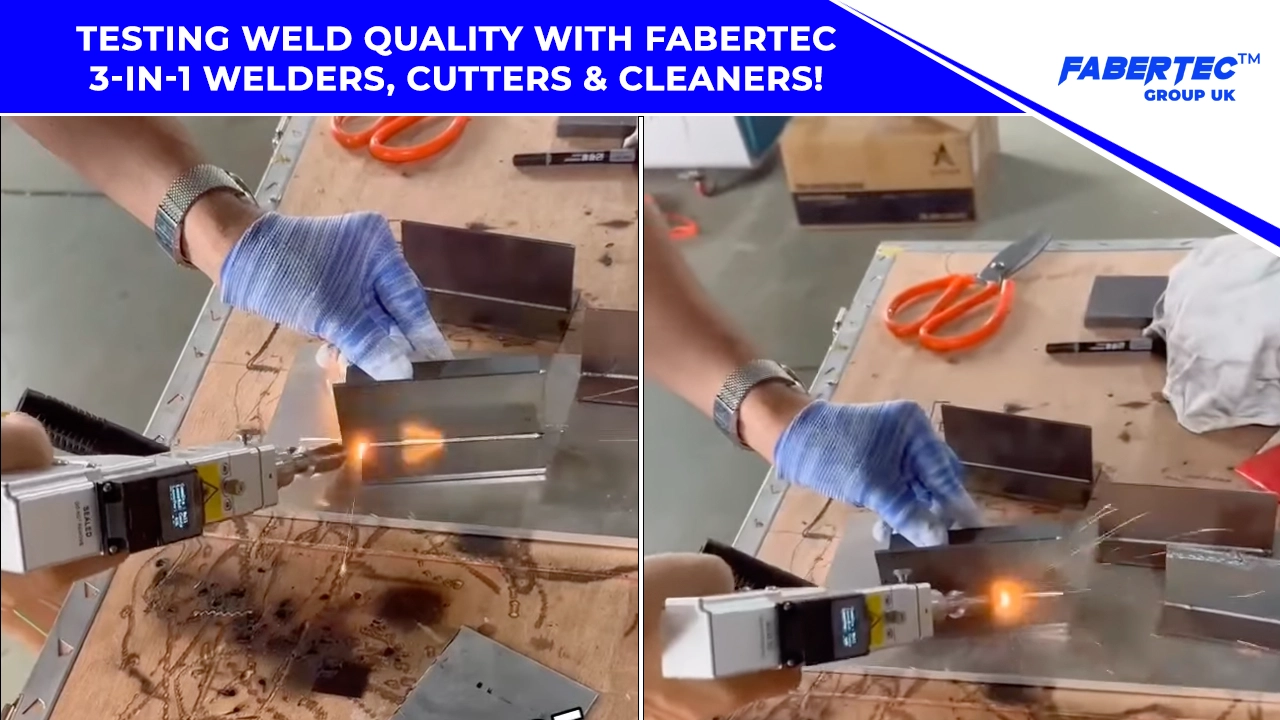 Testing Weld Quality with Fabertec 3-in-1 Welders, Cutters & Cleaners