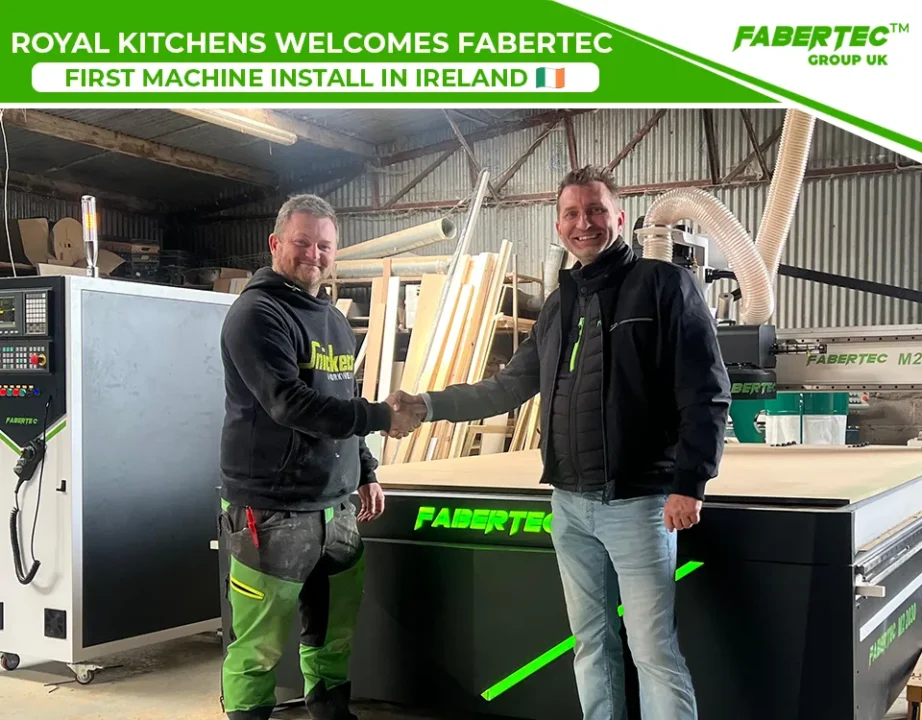 FABERTEC CNC MACHINE INSTALLATION IN IRELAND