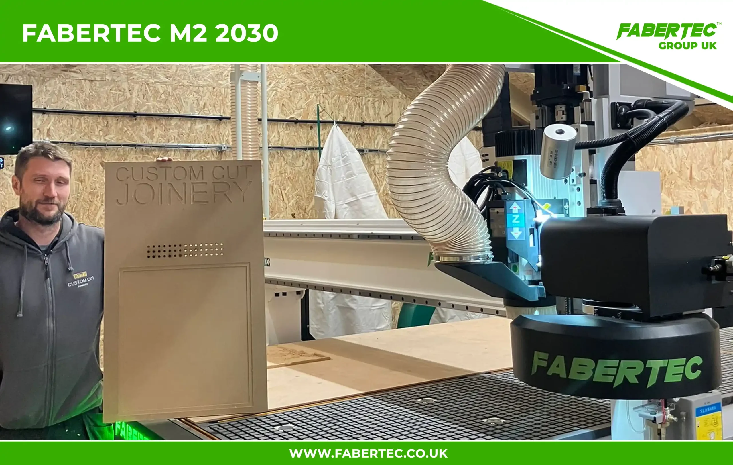 custom cut joinery installation picture