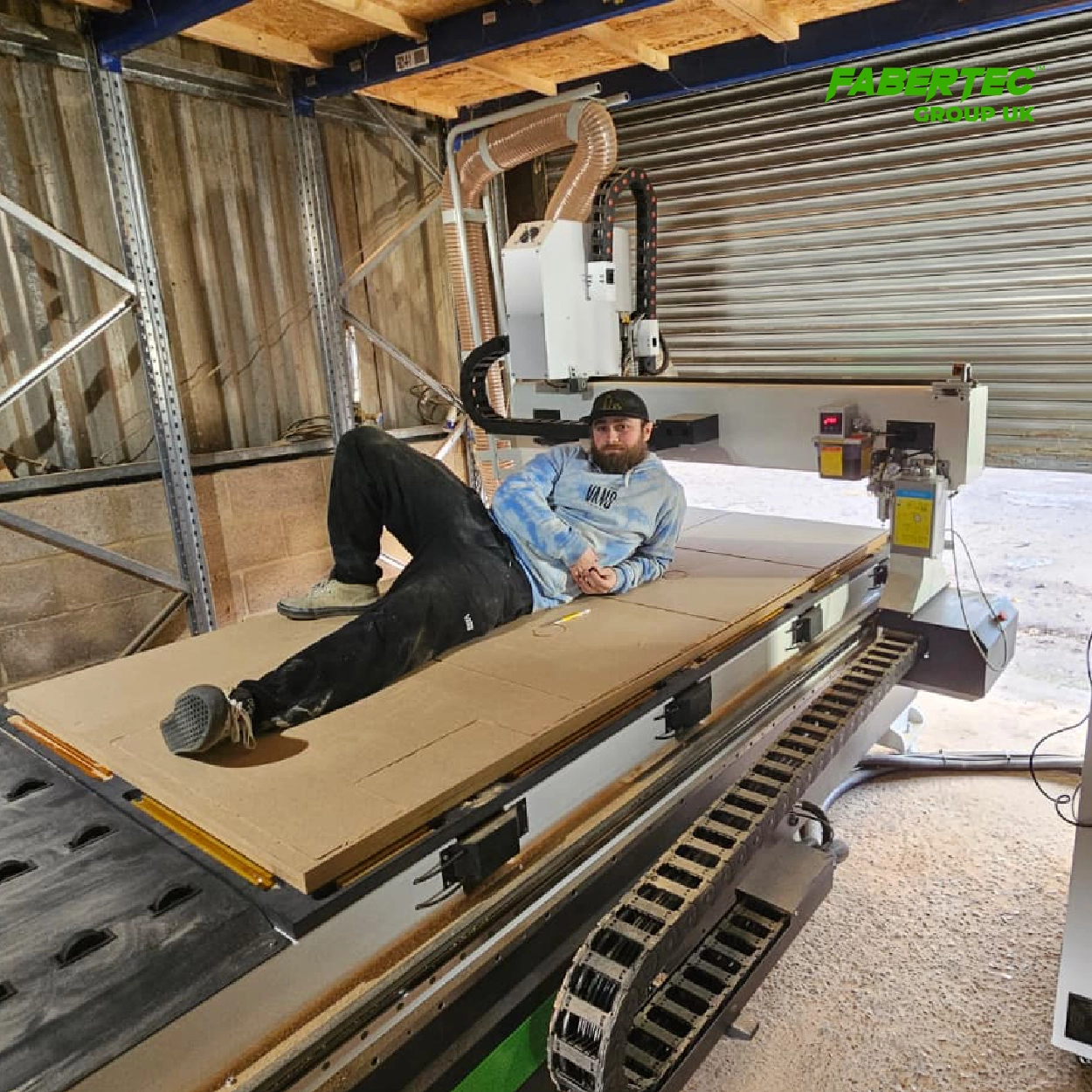 fabertec m1 1325 non atc cnc router installation for spotlight