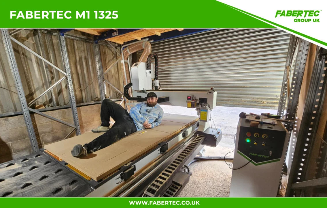 fabertec m1 1325 non atc cnc router installation for spotlight!