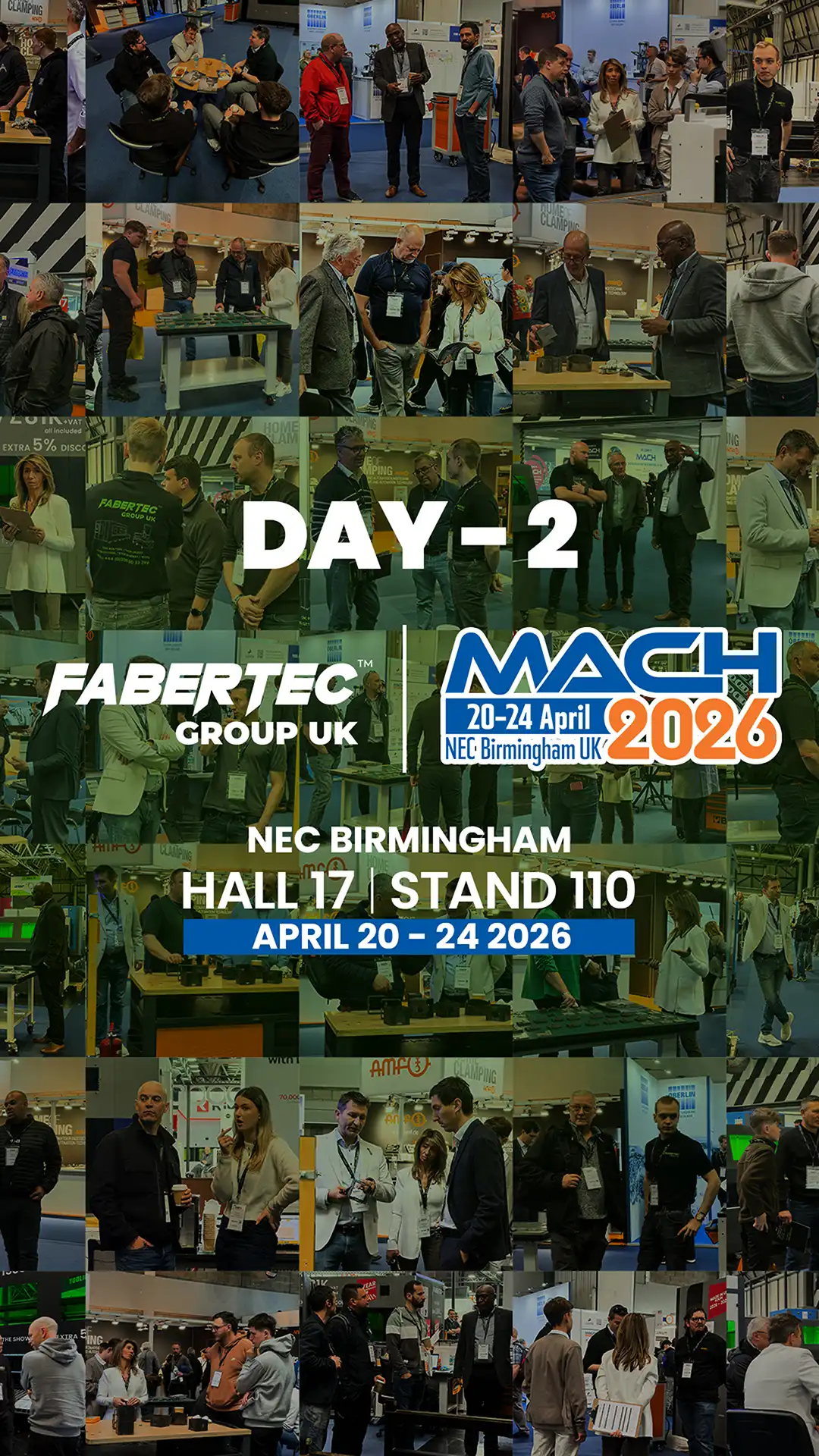 Day 2 of Fabertec at MACH Exhibition 2026