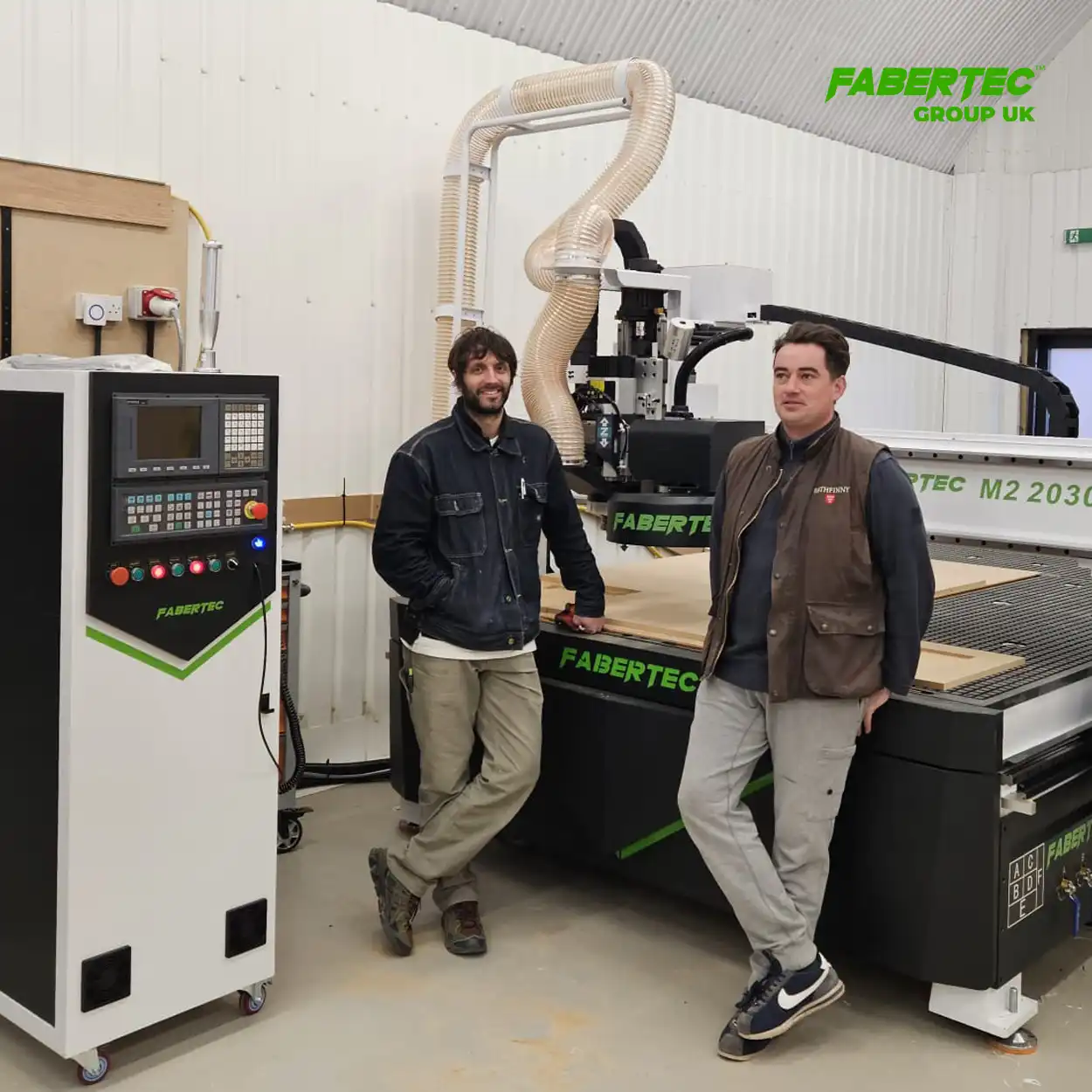 8x4 cnc router machine installed in london