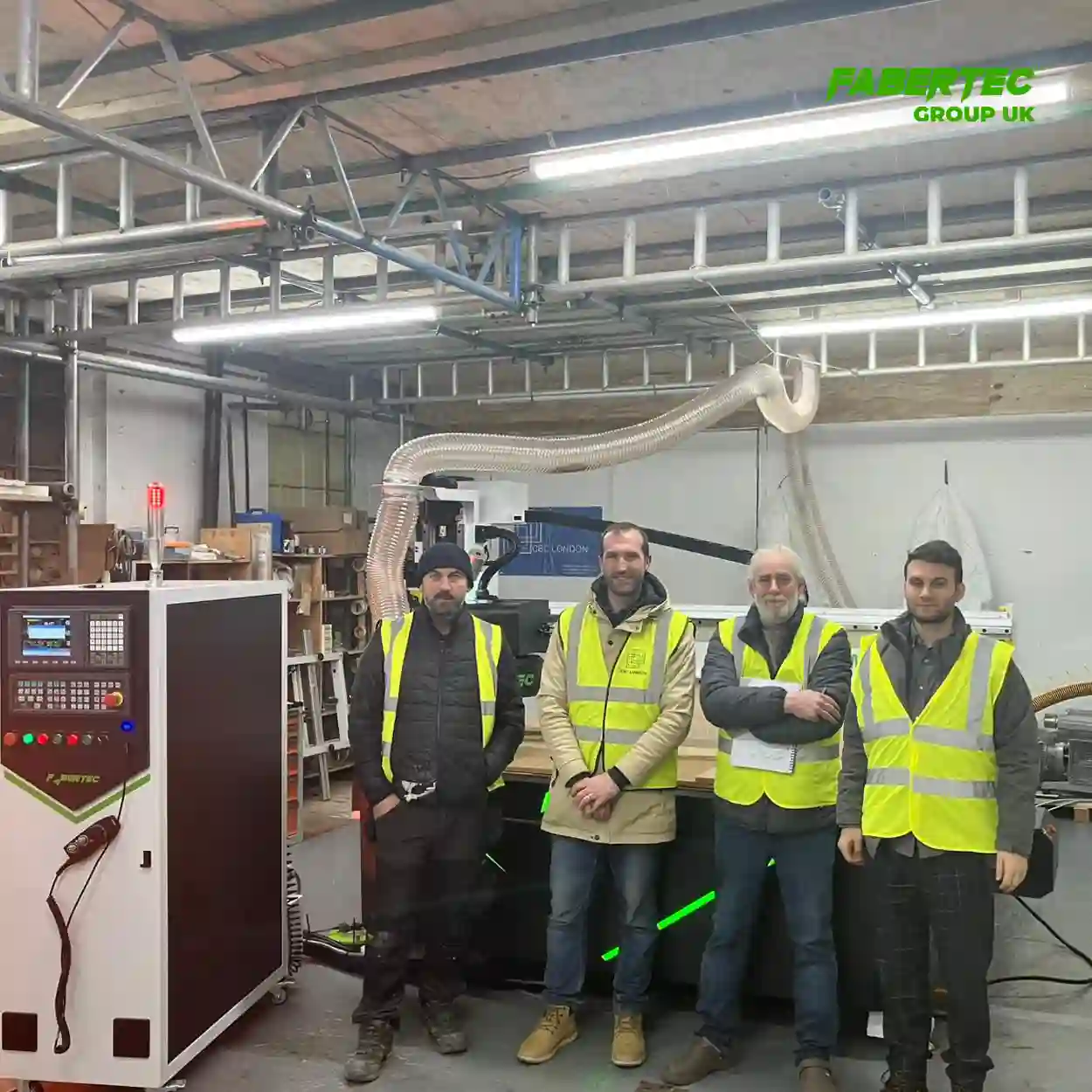 cnc router machine installed in london - joinery_