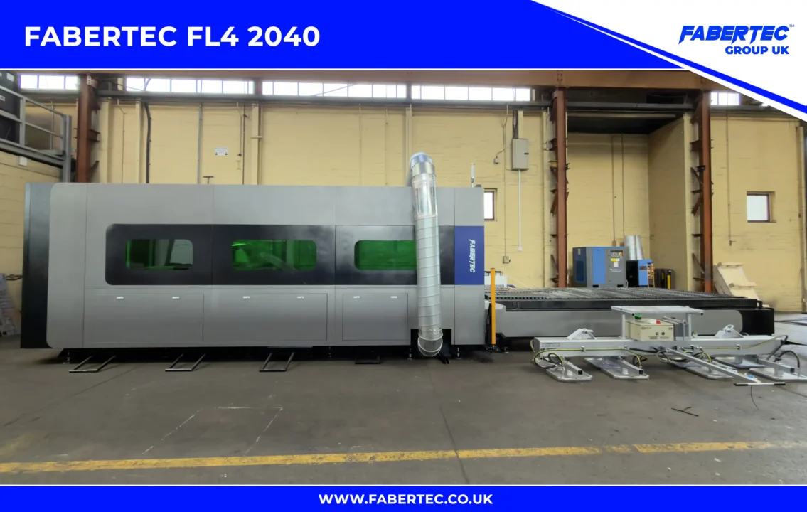 fiber laser 2 x 4 bed size fiber laser machine installed in UK