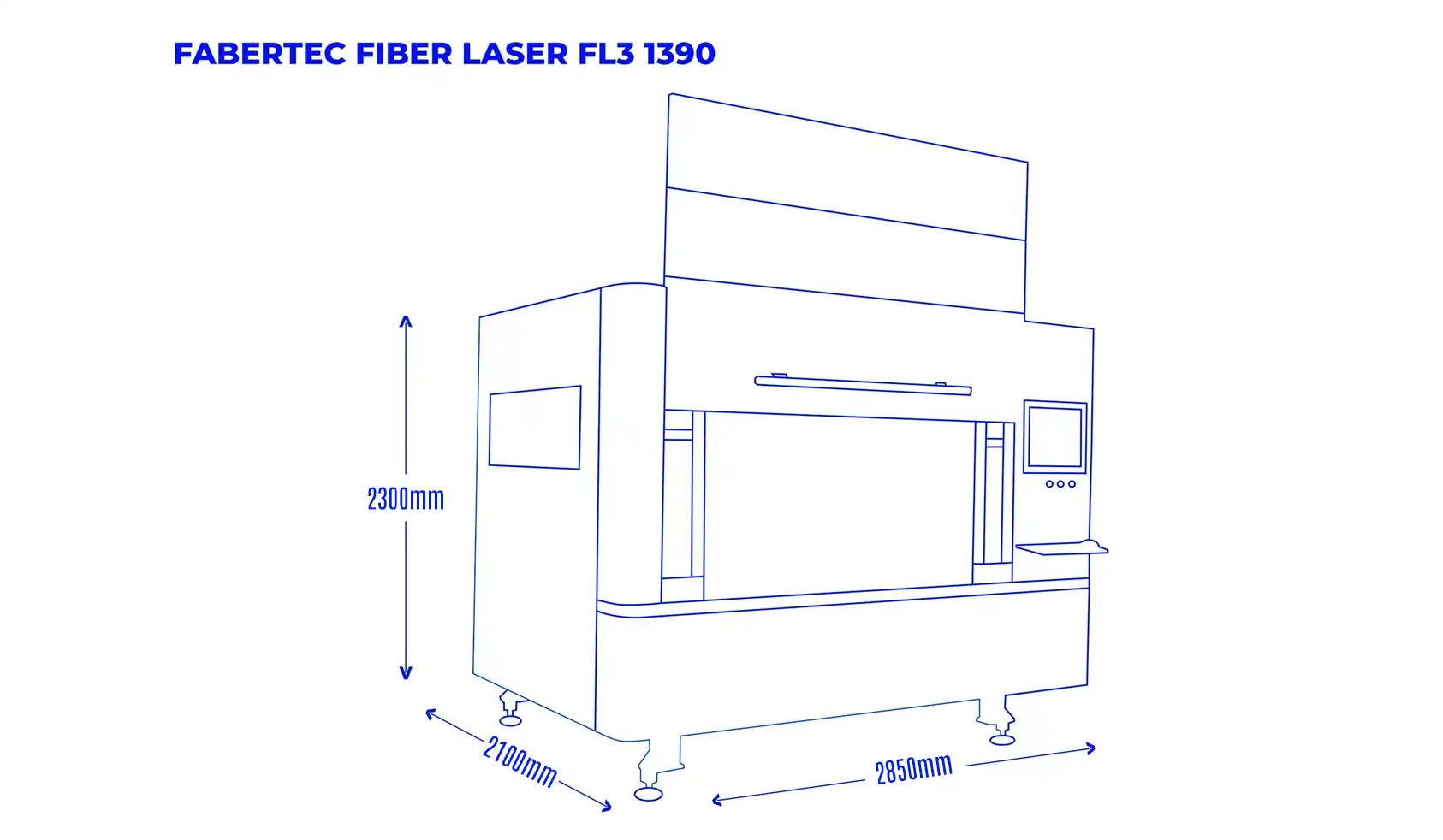 fl3 1390 fiber laser uk dimension