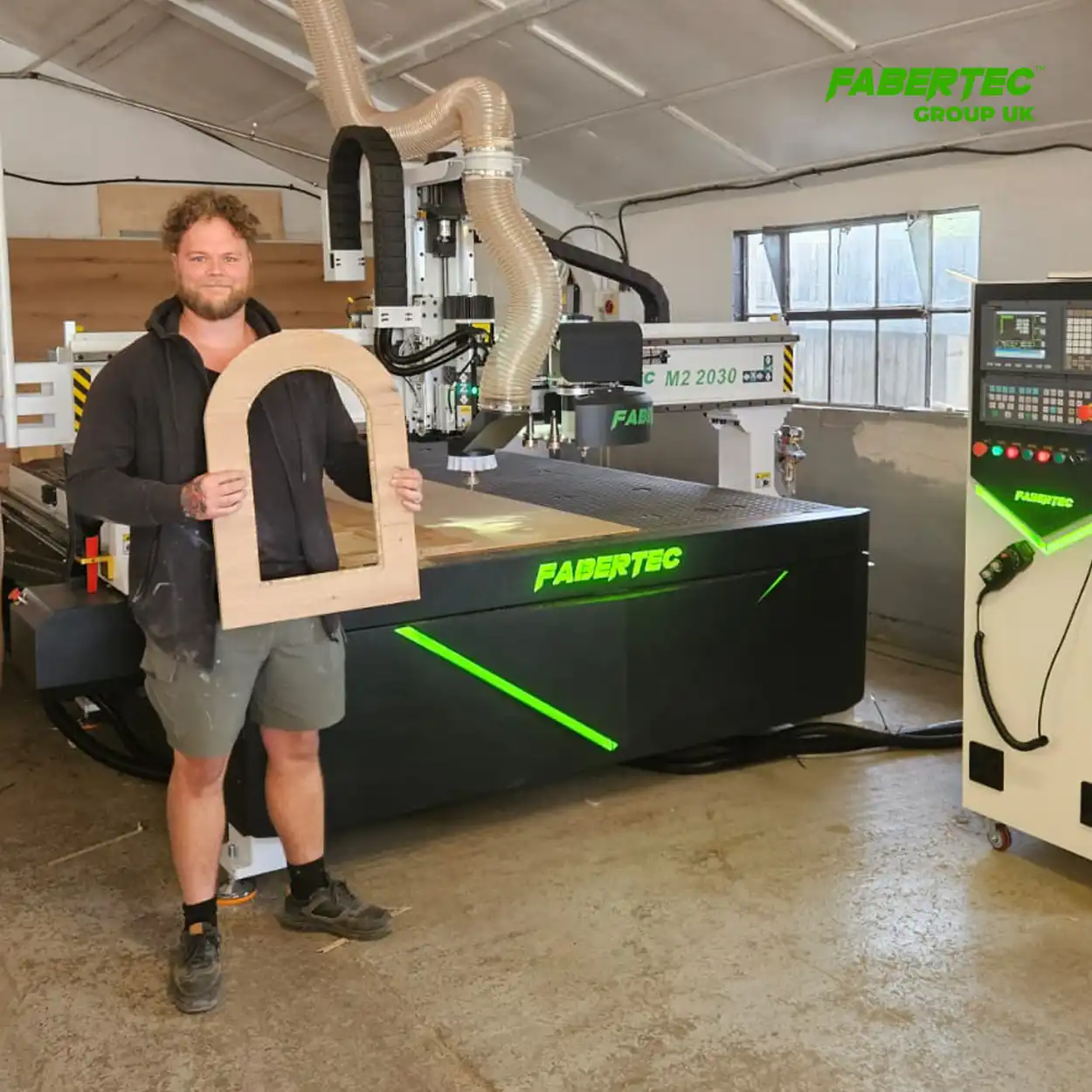 m2 2030 cnc router installed in Leicester