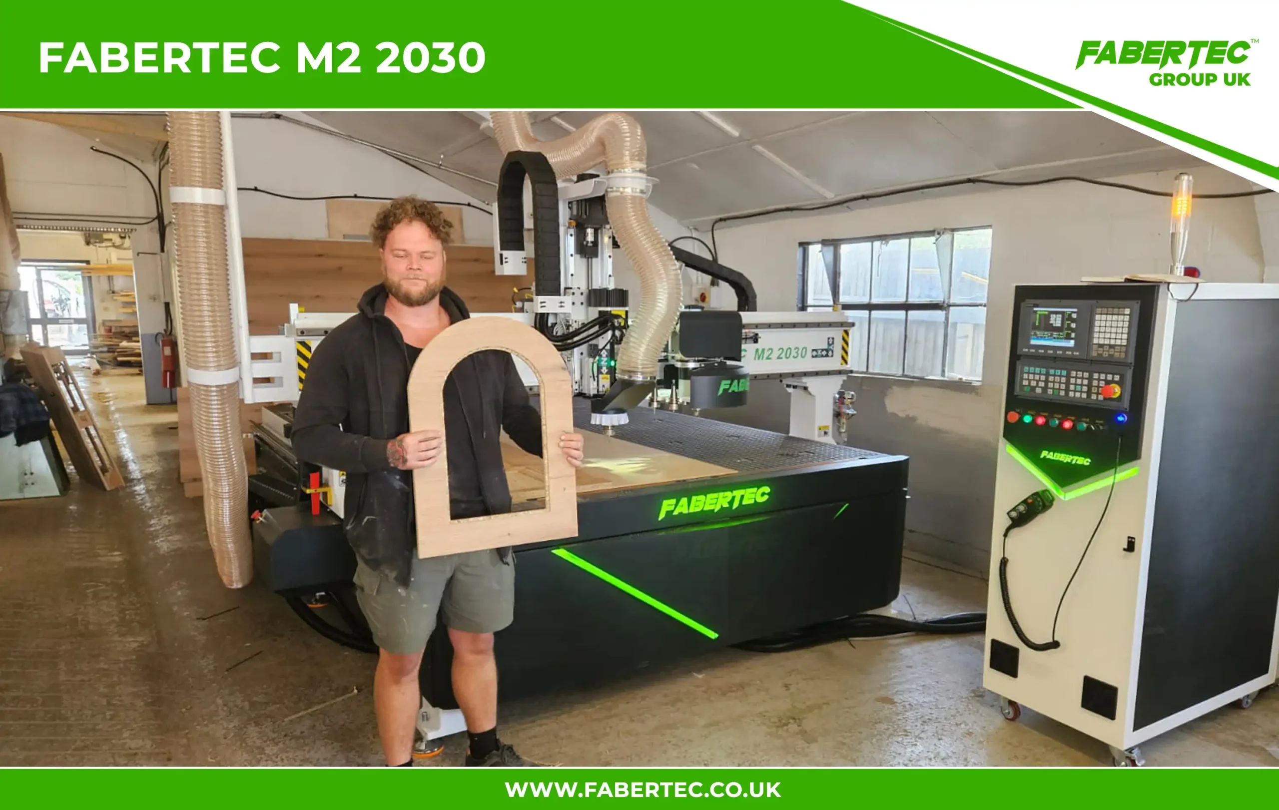 m2 2030 cnc router installed in Leicester