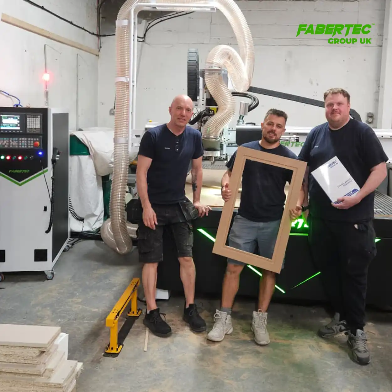 m2 2030 cnc router installed in watford!