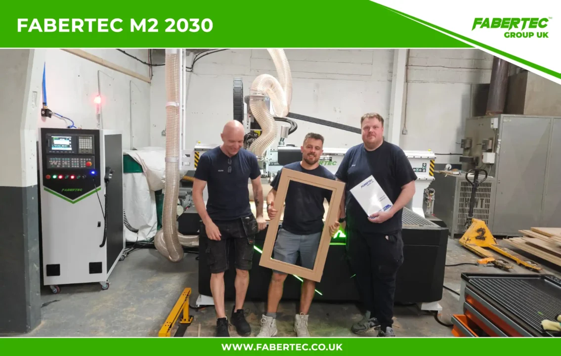 m2 2030 cnc router installed in watford