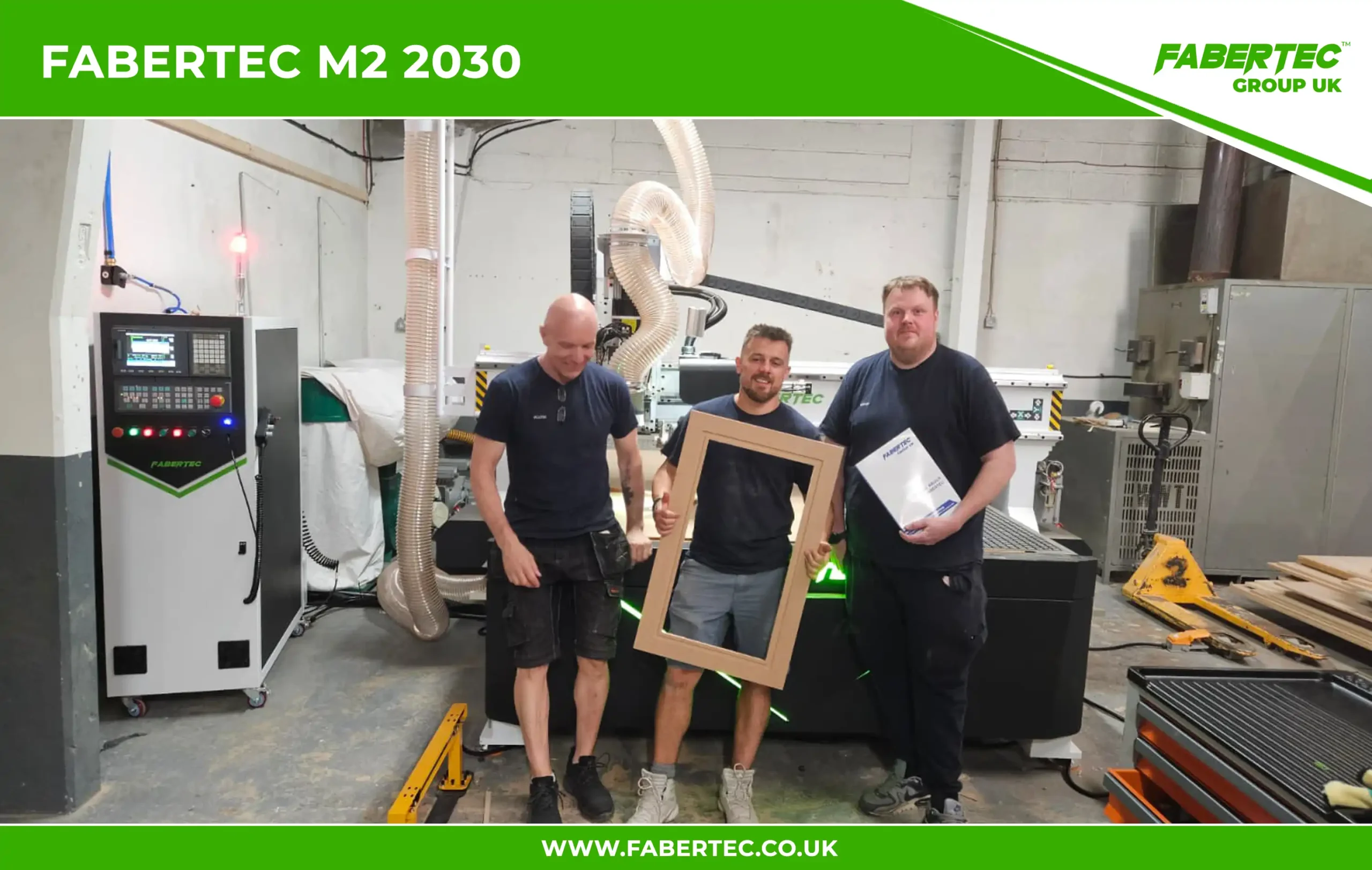 m2 2030 cnc router installed in watford