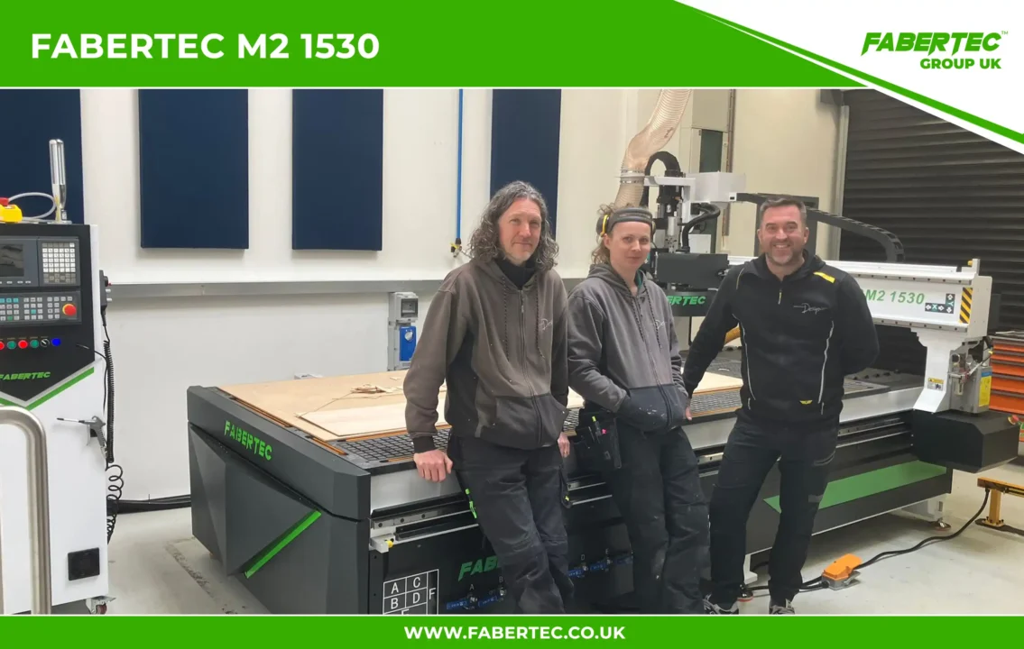 presentation design & services installed fabertec m2 1530 cnc router machine!!