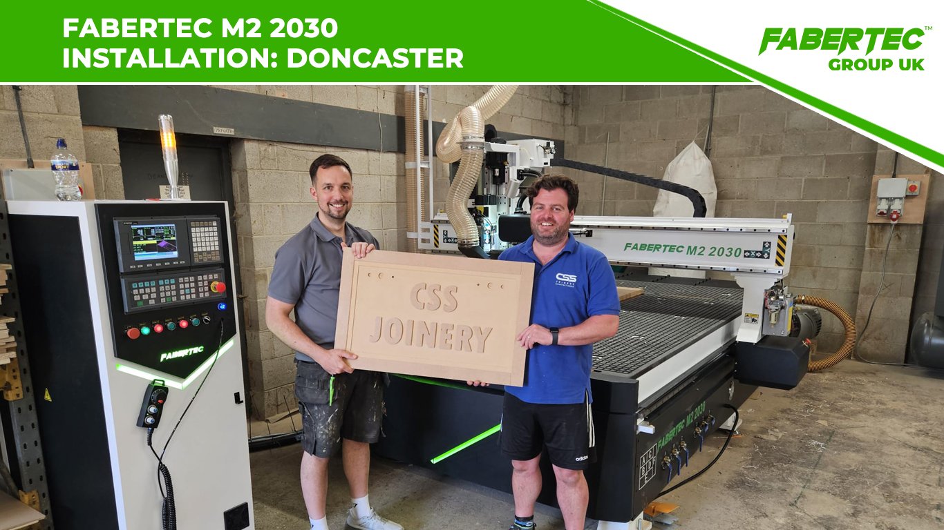 M2 2030 INSTALLED IN DONCASTER CNC ROUTER CSS JOINERY!!