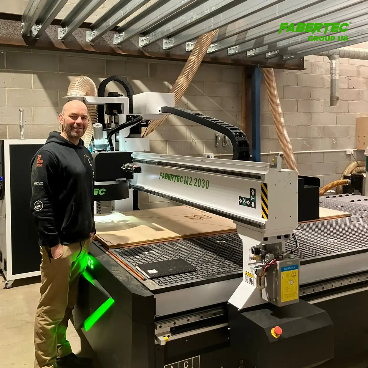 cnc router installation in Long Eaton!