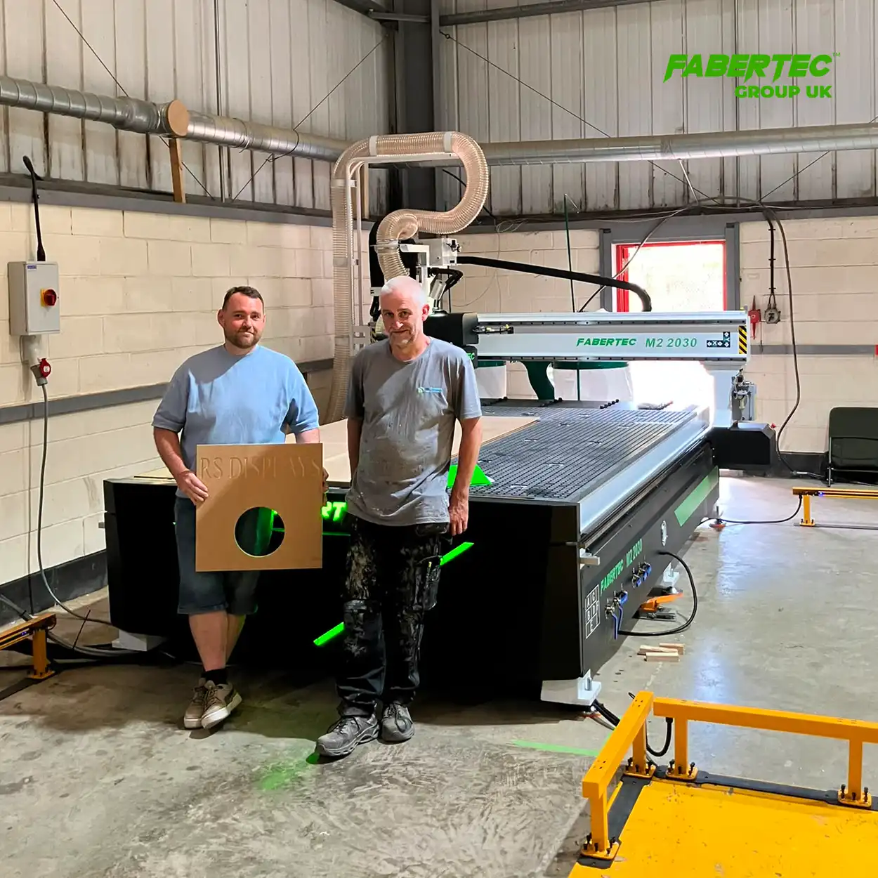 m2 2030 cnc router installed in doncaster