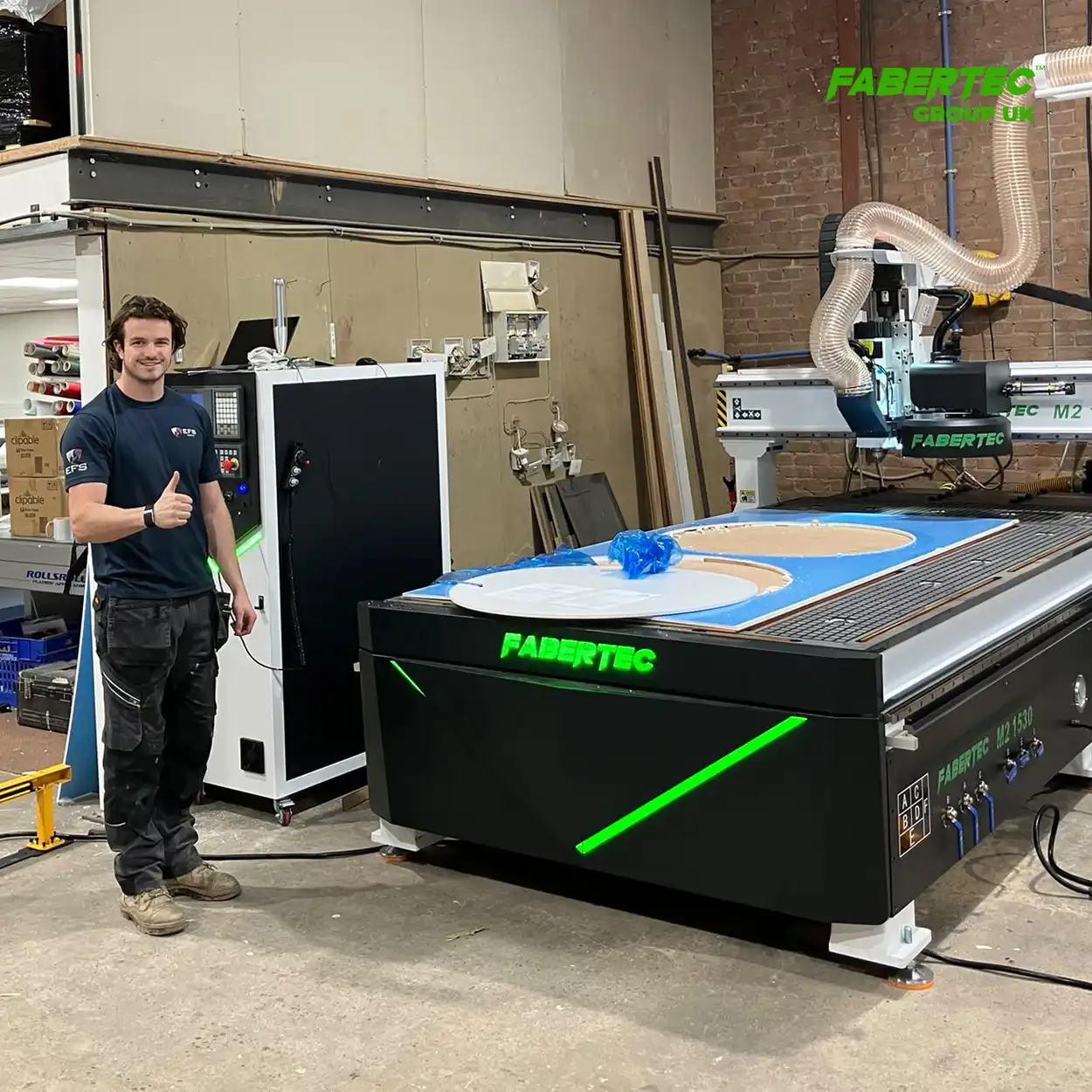 M2 1530 CNC ROUTER INSTALLED IN LIVERPOOL