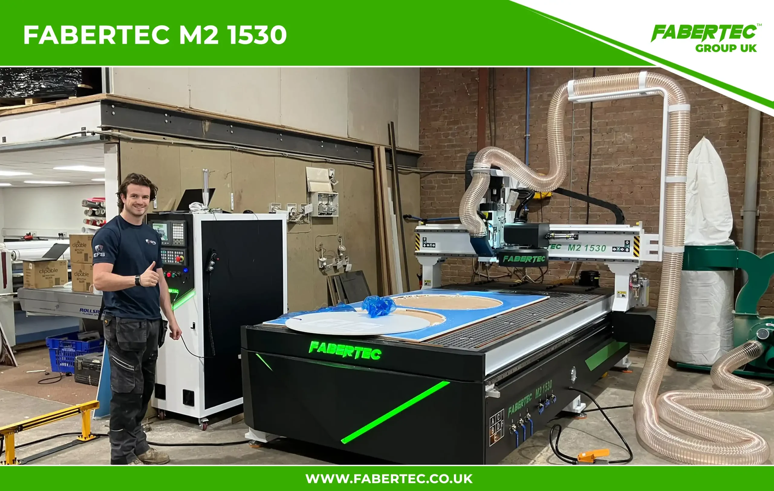 M2 1530 CNC ROUTER INSTALLED IN LIVERPOOL!
