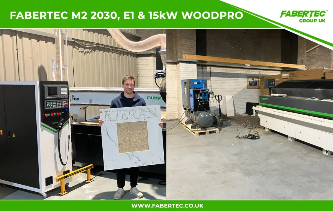 cnc router, edgenader, woodpro installed in glasgow