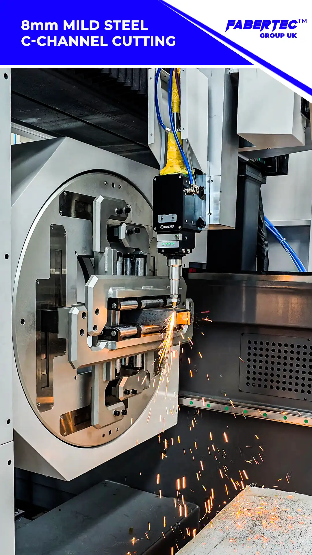 fiber laser tube cutter cutting hc channel uk machine