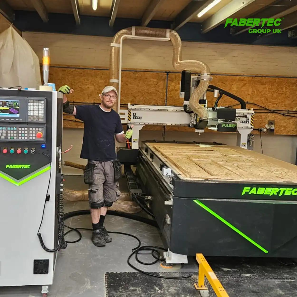 m2 1530 & m2 2030 cnc router installed in nottingham
